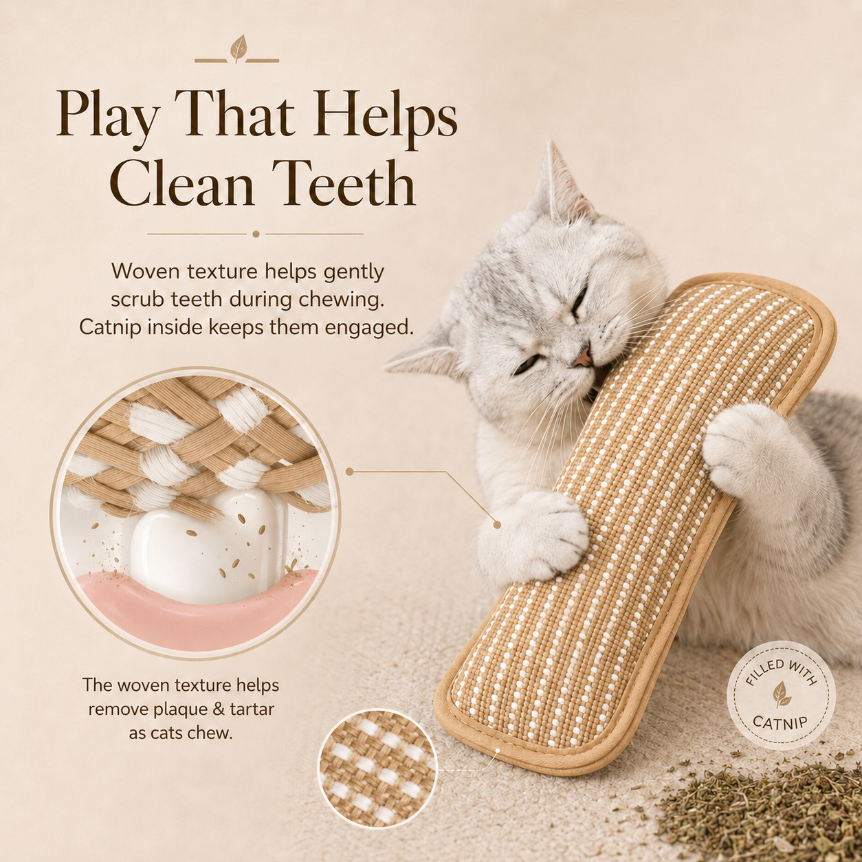KickPurr™ Catnip Pillow