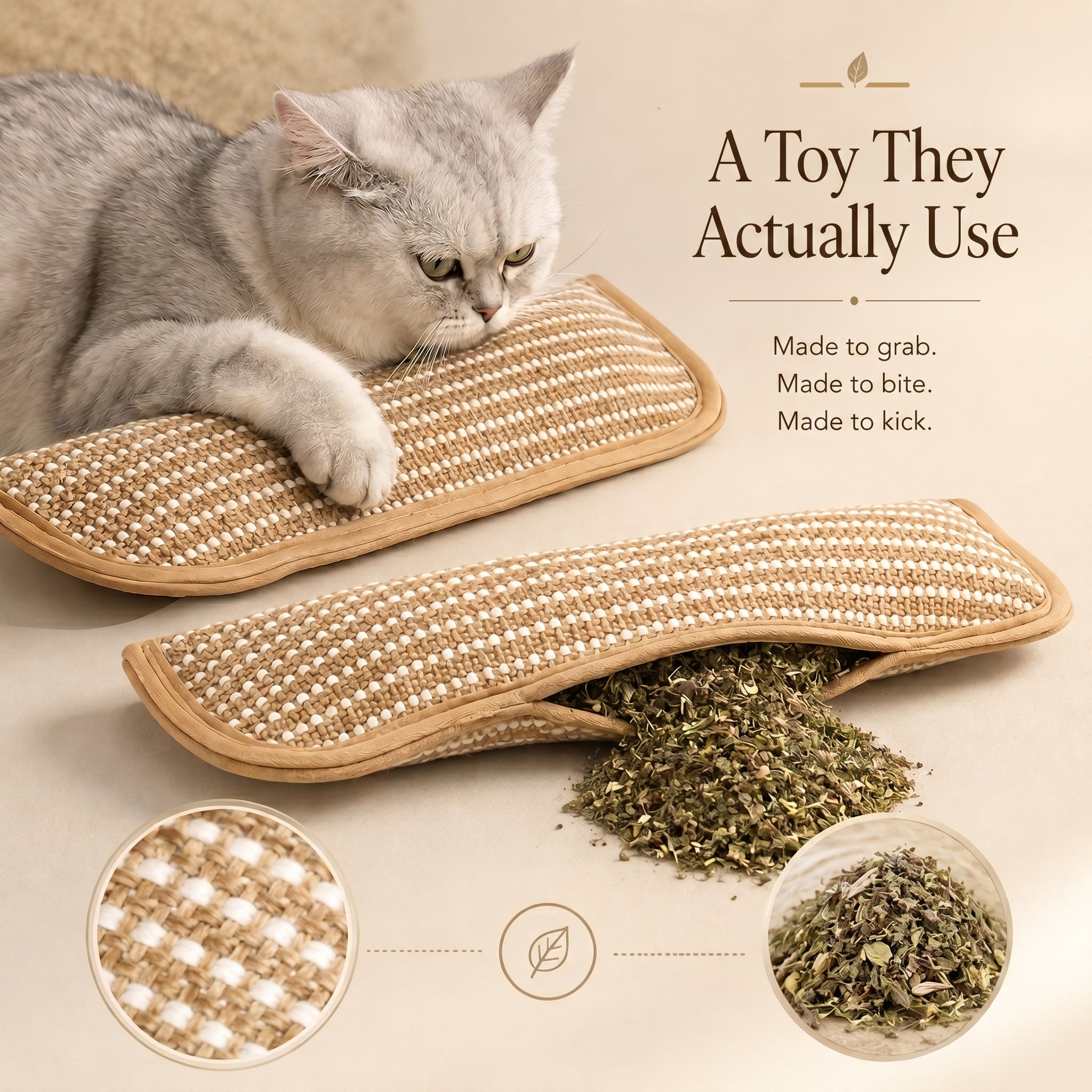KickPurr™ Catnip Pillow