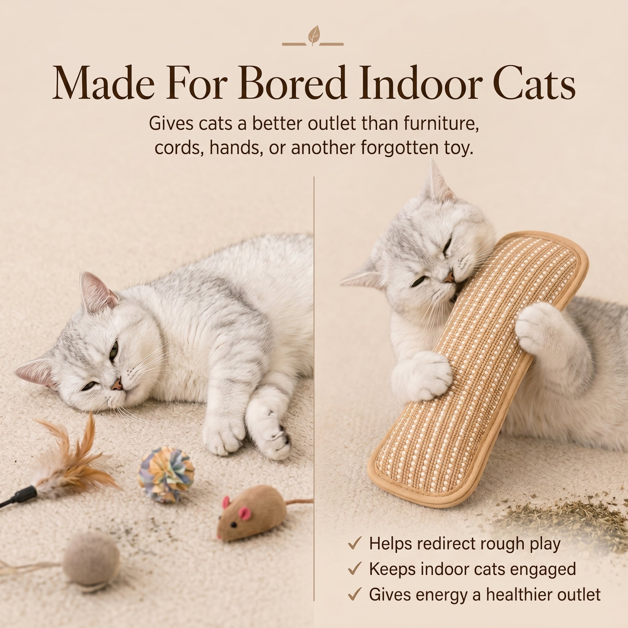 KickPurr™ Catnip Pillow