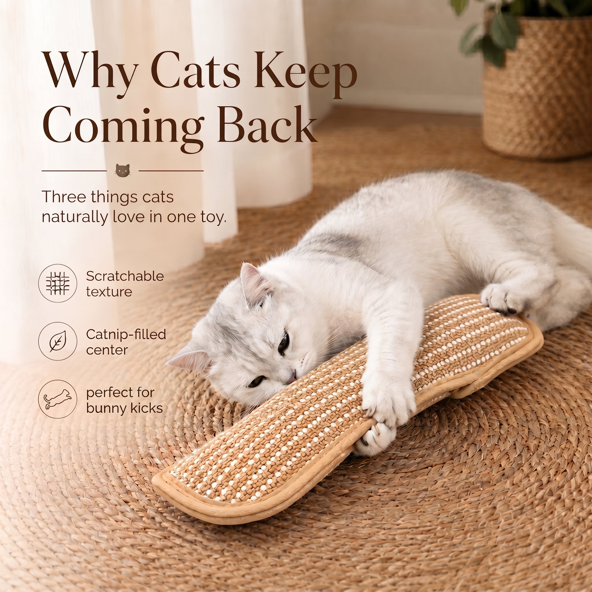 KickPurr™ Catnip Pillow